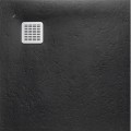 Roca Terran brodzik kompozytowy stonex 800x800x26  czarny