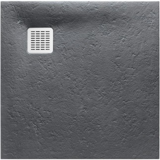 Roca Terran brodzik kompozytowy stonex 800x800x26 szary łupek