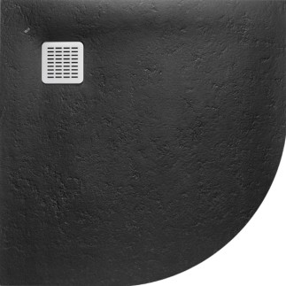 Roca Terran brodzik kompozytowy stonex R-550 900X900X28 czarny