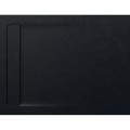 Roca Aquos brodzik kompozytowy stonex 1200x900x28 z ukrytym odpływem czarny