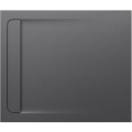 Roca Aquos brodzik kompozytowy stonex 1000x800x28 z ukrytym odpływem szary łupek