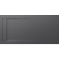 Roca Aquos brodzik kompozytowy stonex 1600x800x31 z ukrytym odpływem szary łupek