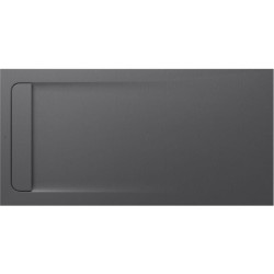 Roca Aquos brodzik kompozytowy stonex 1600x800x31 z ukrytym odpływem szary łupek
