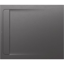 Roca Aquos brodzik kompozytowy stonex 1000x800x28 z ukrytym odpływem onyks