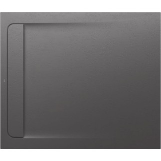 Roca Aquos brodzik kompozytowy stonex 1000x800x28 z ukrytym odpływem onyks
