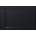 Roca Aquos brodzik kompozytowy stonex 1200x800x28 z ukrytym odpływem czarny