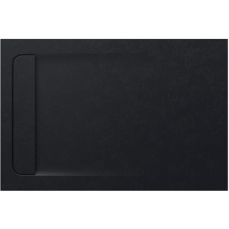 Roca Aquos brodzik kompozytowy stonex 1200x800x28 z ukrytym odpływem czarny