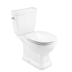 Roca Carmen miska wc rimless do kompaktu o/podwójny supraglaze biały