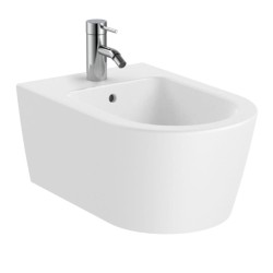 Roca Inspira round bidet podwieszany biały mat