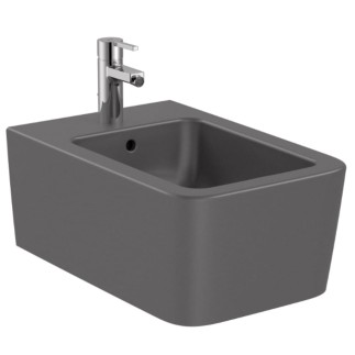 Roca Inspira square bidet podwieszany onyks