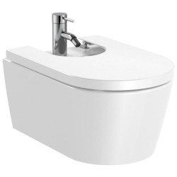 Roca Insira round bidet podwieszany supraglaze biały