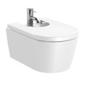 Roca Inspira round bidet podwieszany biały mat