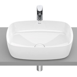 Roca Inspira soft umuwalka nablatowa 370 x 370 x 140 mm biała