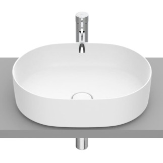 Roca Inspira roun umywalka nablatowa 500 x 370 x 140 mm biały mat