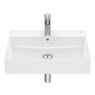 Roca Inspira square umywalka ścienno meblowa 600 x 490 x 120 mm biała