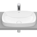 Roca Inspira soft finceceranic umywalki wpuszczana 550 x 370 x 75 mm biała
