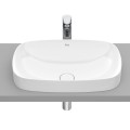 Roca Inspira soft fineceramic umywalka wpuszczana supra glaze 550 x 370 x 75 mm biała