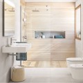 Roca Inspira fineceramic umywalka ścienno - meblowa 1000 x 490 x 120 mm biała
