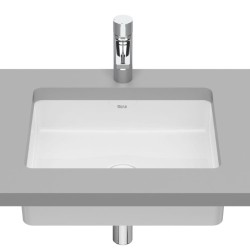 Roca Inspira square umywalka podblatowa 430 x 325 x 140 mm biała
