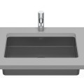 Roca Inspira fineceramic umywalka podblatowa 540 x 320 x 138 mm onyks
