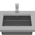 Roca Inspira  umywalka podblatowa 430 x 325 x 140 mm onyks
