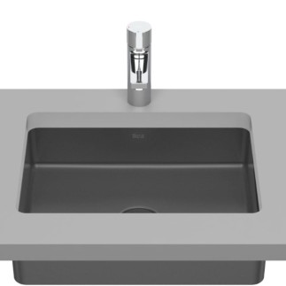 Roca Inspira  umywalka podblatowa 430 x 325 x 140 mm onyks