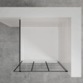 Invena kabina Walk-in II 800x2000 mm profil czarny