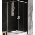 New Trendy Suvia kabina kwadratowa 800x800x1850 mm chrom