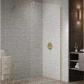 New Trendy Nesta kabina walk-in 1300x2000 mm gold brushed