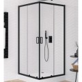 New Trendy Suvia kabina kwadratowa 800x800x1850 mm czarny