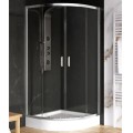 New Trendy Suwia kabina półokrągła R-55 900x900x1850 mm chrom