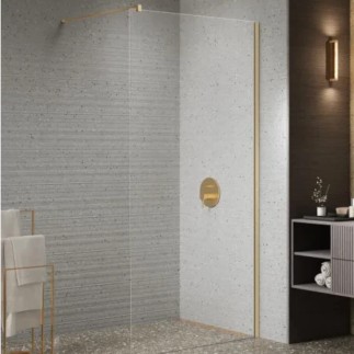 New Trendy Nesta kabina walk-in 900x2000 mm gold brushed