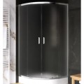 New Trendy Suvia kabina półokrągła R-55 900x900x2010 mm chrom brodzik Maro biały