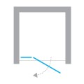 New Trendy Nesta drzwi wnękowe 800x2000 mm czarny