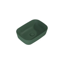 Elita Reni umywalka nablatowa 46x33cm forest green mat