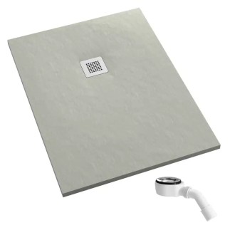 Schedpol Kalait Cement stone brodzik prostokątny 70x90cm