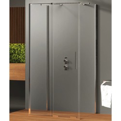 New Trendy Smart kabina prostokątna przyścienna 1000x800x2000 mm chrom
