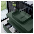 Elita Nomia umywalka nablatowa 50x39cm forest green mat