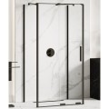 New Trendy kabina prostokątna przyścienna 1200x900x2000 mm czarny