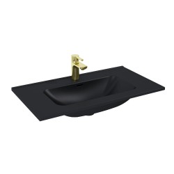 Elita Skappa umywalka meblowa 81x46cm black mat