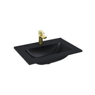 Elita Skappa umywalka meblowa 61x46cm black mat