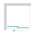 New Trendy Smart kabina walk-in 1400x2000 mm czarny