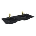 Elita Skappa Duo umywalka meblowa 120x46cm black mat
