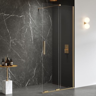 New Trendy Smart kabina walk-in U 1200x2000 mm gold brushed