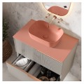 Elita Reni umywalka meblowa 45,5x32,5cm terra pink mat