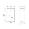 Elita Young Basic zestaw szafka z umywalką 40 cm