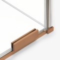 New Trendy Smart drzwi wnękowe U 1300x2000 mm copper brushed