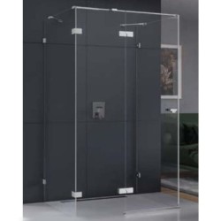 New Trendy Eventa kabina kwadratowa lewa chrom 80x80x200 cm