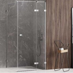 New Trendy Avexa kabina kwadratowa prawa chrom 80x80x200 cm