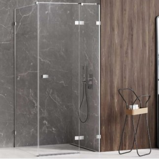 New Trendy Avexa kabina kwadratowa prawa chrom 80x80x200 cm